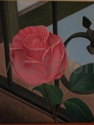 “L’importante è la rosa” - acrilico – cm 40x50x3,5