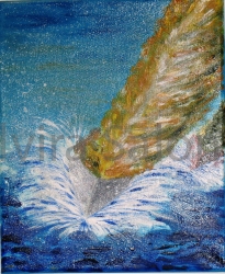 Vela gialla – acrilico – cm 25x30 - Elvira Salonia