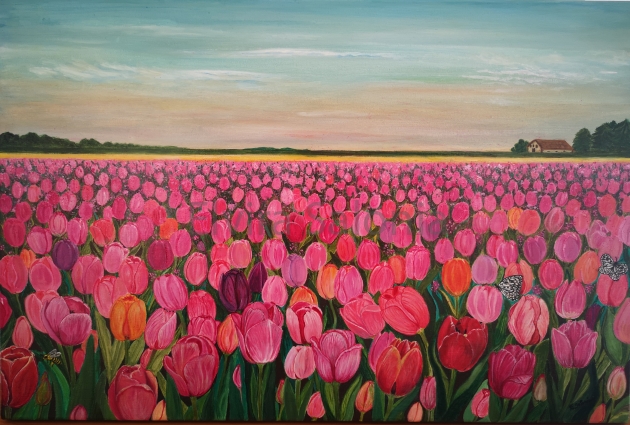 Distesa di tulipani