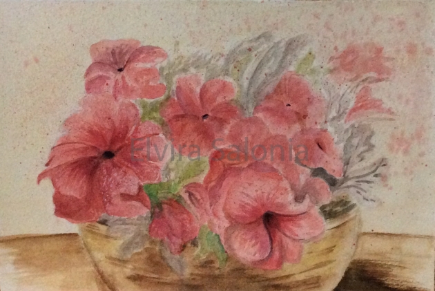 Cesta di fiori cm19x28