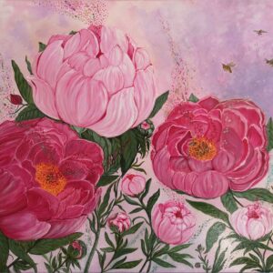 "Peonie rosa"